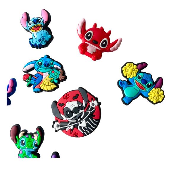 NEW Lilo Stitch Halloween Costume SHOE CHARMS 12PC for Croc Clogs Purse Zippers - Picture 3 of 8